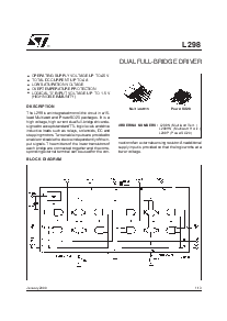 浏览型号L298的Datasheet PDF文件第1页