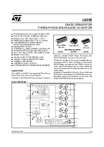 浏览型号L6235D的Datasheet PDF文件第1页