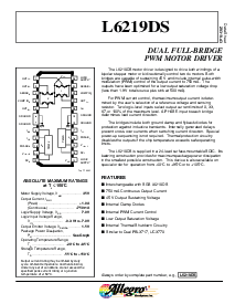 浏览型号L6219DS的Datasheet PDF文件第1页