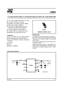 浏览型号L6920D的Datasheet PDF文件第1页