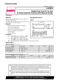 浏览型号LA1824的Datasheet PDF文件第1页