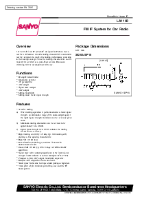 浏览型号LA1140的Datasheet PDF文件第1页