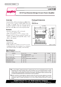 浏览型号LA4743的Datasheet PDF文件第1页