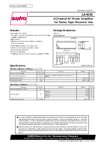 浏览型号LA4555的Datasheet PDF文件第1页