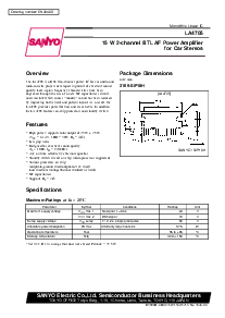 浏览型号LA4705的Datasheet PDF文件第1页