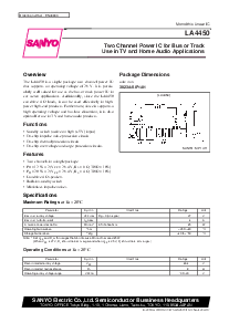 浏览型号LA4450的Datasheet PDF文件第1页