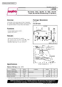 浏览型号LA4598的Datasheet PDF文件第1页
