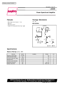 浏览型号LA6500的Datasheet PDF文件第1页