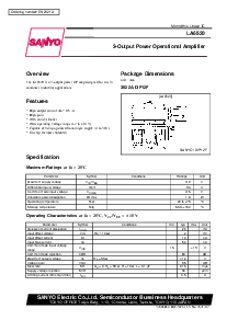 浏览型号LA6520的Datasheet PDF文件第1页