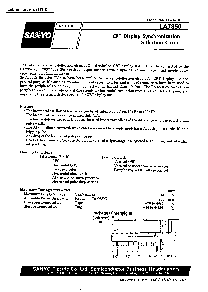 浏览型号LA7850的Datasheet PDF文件第1页