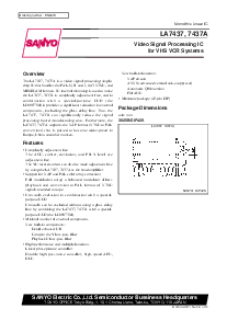 浏览型号LA7437的Datasheet PDF文件第1页