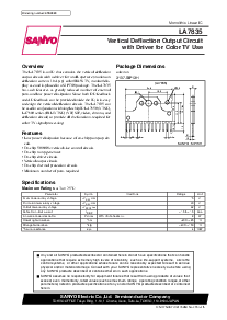 浏览型号LA7835的Datasheet PDF文件第1页