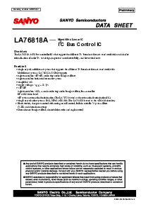 浏览型号LA76818A的Datasheet PDF文件第1页