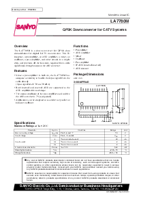 浏览型号LA7780M的Datasheet PDF文件第1页