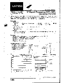 浏览型号LA7550的Datasheet PDF文件第1页