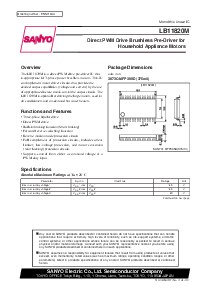 浏览型号LB11820M的Datasheet PDF文件第1页