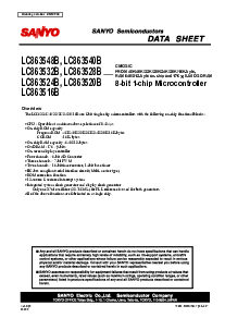 浏览型号LC863548B的Datasheet PDF文件第1页