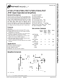 浏览型号LF156AH的Datasheet PDF文件第1页