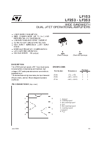 浏览型号LF253 - LF353的Datasheet PDF文件第1页