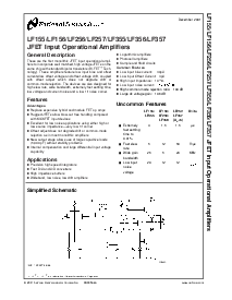 浏览型号LF356D的Datasheet PDF文件第1页