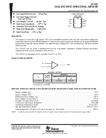 浏览型号LF412CD的Datasheet PDF文件第1页