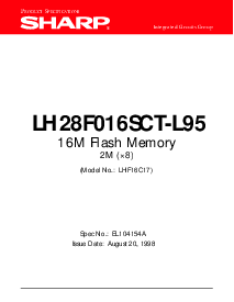 浏览型号LH28F016SCT-L95的Datasheet PDF文件第1页