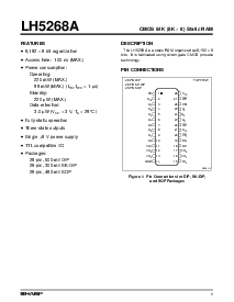 浏览型号LH5268A的Datasheet PDF文件第1页