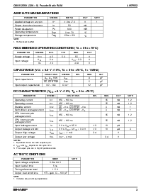 浏览型号LH5P832的Datasheet PDF文件第3页