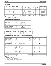 浏览型号LH532600的Datasheet PDF文件第4页