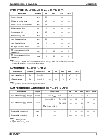 浏览型号LH52256CH的Datasheet PDF文件第5页