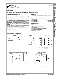 浏览型号LM1086IS-3.3的Datasheet PDF文件第1页