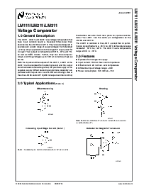 浏览型号LM311N的Datasheet PDF文件第1页