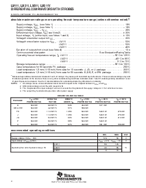 浏览型号LM311P的Datasheet PDF文件第4页