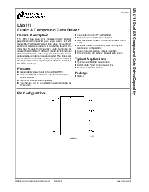浏览型号LM5111-1M的Datasheet PDF文件第1页