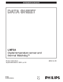 浏览型号LM75A的Datasheet PDF文件第1页