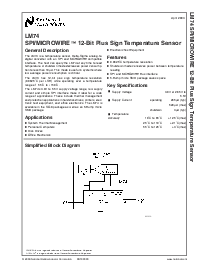 浏览型号LM74CIM-3的Datasheet PDF文件第1页