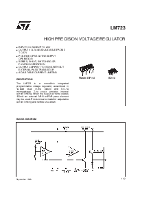 浏览型号LM723CN的Datasheet PDF文件第1页