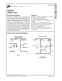 浏览型号LMC555的Datasheet PDF文件第1页