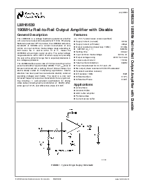 浏览型号LMH6639MA的Datasheet PDF文件第1页