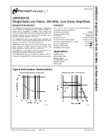 浏览型号LMH6654MFX的Datasheet PDF文件第1页