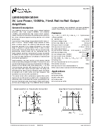 浏览型号LMH6644MTX的Datasheet PDF文件第1页