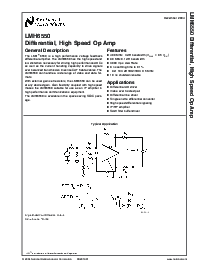 浏览型号LMH6550MA的Datasheet PDF文件第1页