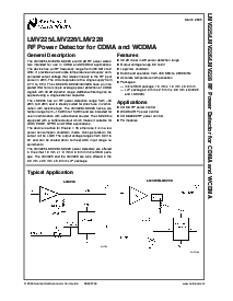 浏览型号LMV225TLX的Datasheet PDF文件第1页