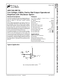 浏览型号LMV116MF的Datasheet PDF文件第1页