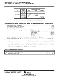 浏览型号LMV331IDBVR的Datasheet PDF文件第2页