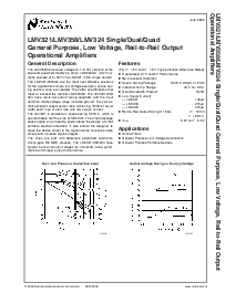 浏览型号LMV324MX的Datasheet PDF文件第1页