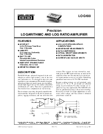 浏览型号LOG100JP的Datasheet PDF文件第1页