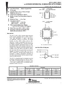 浏览型号LP311P的Datasheet PDF文件第1页