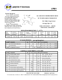 浏览型号LP801的Datasheet PDF文件第1页