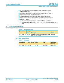 浏览型号LPC2194JBD64的Datasheet PDF文件第2页